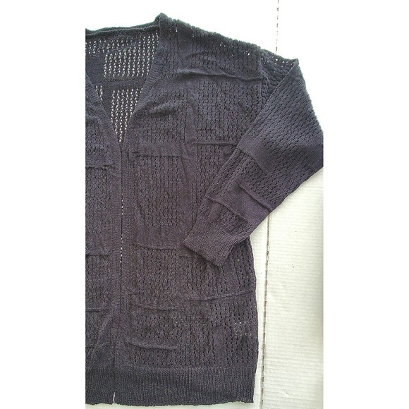 NWT Zaful Forever Young Women’s Cardigan Color Black Size XL Knit Sweater Jacket - Picture 4 of 6